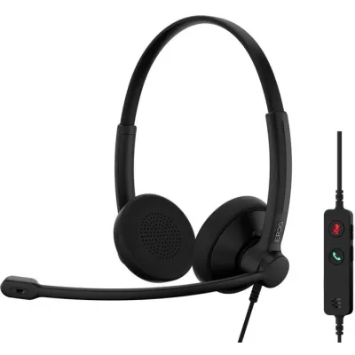 Гарнітура комп'ютерна стерео On-Ear EPOS IMPACT 100 UC, USB C + A, односпрямований, 2м, Чорний (1001420)