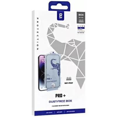 Захисне Скло DM Dust-Free Box Double Glass Для IPhone 17 Pro Max Black
