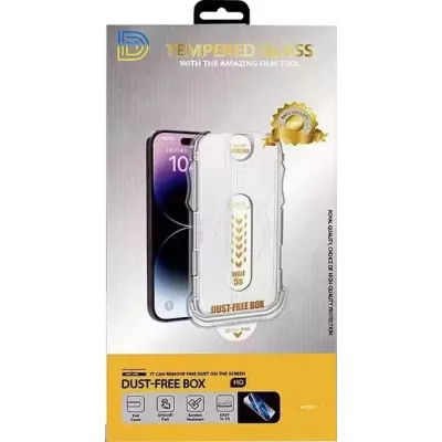 Захисне Скло DM Dust-Free Box Glass Для IPhone 17 Black