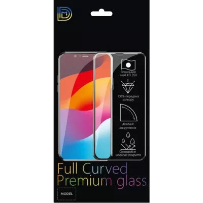 Захисне Скло DM Full Curved Premium Glass Для Samsung A14 5G Black