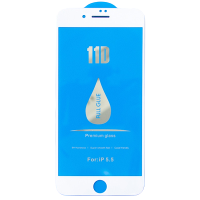 Захисне скло iPhone 7 Plus / 8 Plus DM 11D Premium Glass White