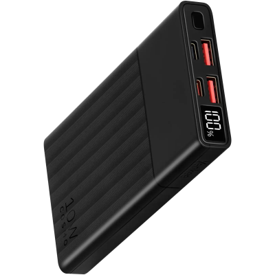 зовн. акум. YENKEE YPB 1031 - 10000 mAh PD20W + QC22.5W (Чорний)