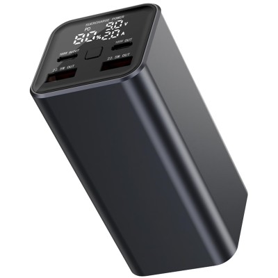 зовн. акум. YENKEE YPB 2100 - 20000 mAh PD 100W (Чорний)