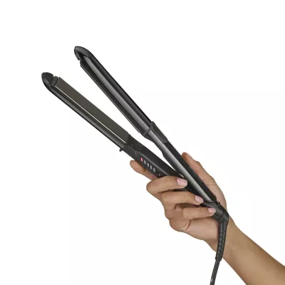 Випрямляч Babyliss Black Chrome, темп.режимів-5, 130-230°C, титан, чорний (ST486E)