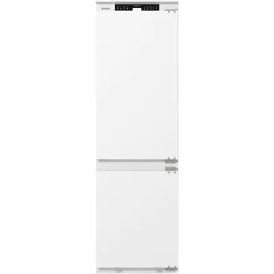 Холодильник Gorenje вбудований з нижн. мороз., 177x69x55см, 2 двері,252(76)л, А+, NF+, Зона св-ті, Диспл, Wi-Fi, Біли (NRKI517E6