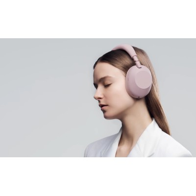 Навушники Over-ear Sony WH-1000XM6 BT 5.3, ANC, Hi-Res, AAC, LDAC, LC3, Wireless, Mic, Рожевий