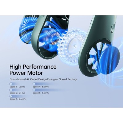 Вентилятор Jisulife Neck Fan Life3 FA14 green