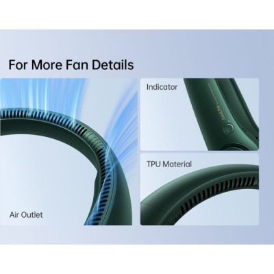 Вентилятор Jisulife Neck Fan Life3 FA14 green