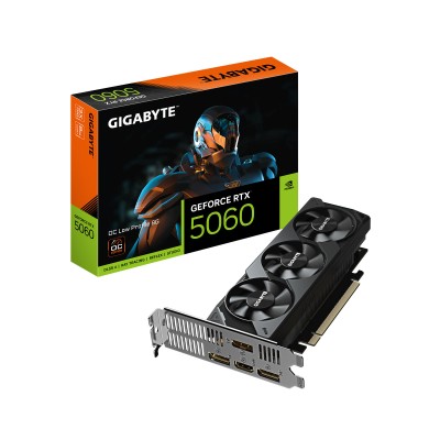 Відеокарта GIGABYTE GeForce RTX 5060 8GB GDDR7 OC Low Profile (GV-N5060OC-8GL)