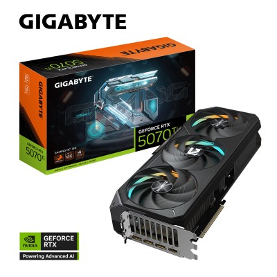 Відеокарта GIGABYTE GeForce RTX 5070 Ti 16GB GDDR7 GAMING OC (GV-N507TGAMING_OC-16GD)
