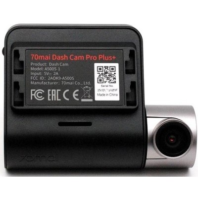 Відеореєстратор 70mai Dash Cam Pro Plus+ A500S-1 з камерою заднього виду RC06