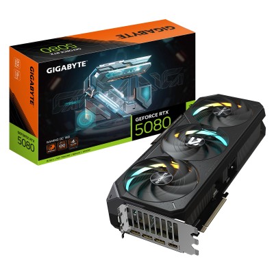 Відеокарта GIGABYTE GeForce RTX 5080 16GB GDDR7 GAMING OC (GV-N5080GAMING_OC-16GD)