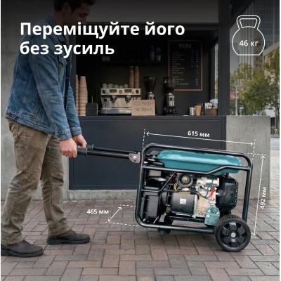 Генератор газобензиновий інверторний Konner&Sohnen KS 6500iEG, LPG 230В, 6.0/6.5кВт, електростартер, 46кг (KS6500IEG)