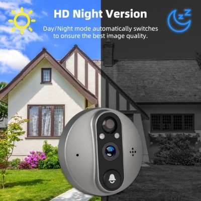 Розумний відеодзвоник TUYA Door Bell Eye RH-PD8A Сірий