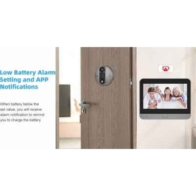 Розумний відеодзвоник TUYA Door Bell Eye RH-PD8A Сірий