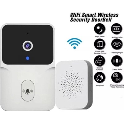 Розумний відеодзвоник Xingmos WIFI Doorbell X10PRO Білий