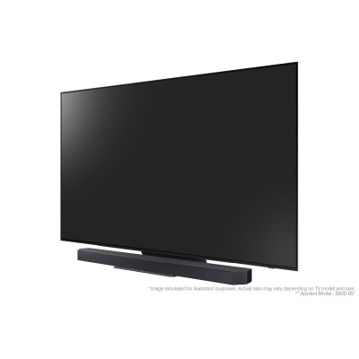 Саундбар Samsung HW-Q600H 3.1.2, BT, HDMI-eARC, Wi-Fi, саб, Dolby Atmos, чорний