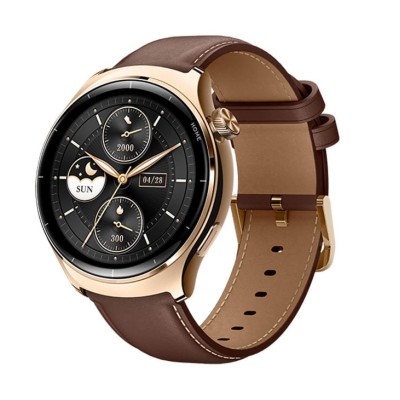 Смарт-годинник Mibro Lite 3 Pro 45мм, 1.32", 466x466, AMOLED, BT 5.3, GPS, 5 ATM, рожево-золотий