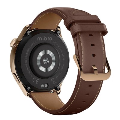 Смарт-годинник Mibro Lite 3 Pro 45мм, 1.32", 466x466, AMOLED, BT 5.3, GPS, 5 ATM, рожево-золотий