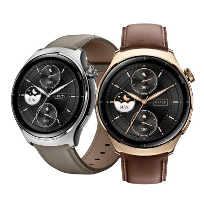 Смарт-годинник Mibro Lite 3 Pro 45мм, 1.32", 466x466, AMOLED, BT 5.3, GPS, 5 ATM, рожево-золотий