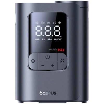 Автокомпресор OS-Baseus GoTrip VA1 Super Mini Wired Inflator 22-Cylinder Cosmic Black (Includes: Air Hose x1, Air Nozzles x3, Ch