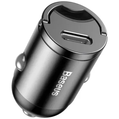 Автом. зарядний пристрій Baseus Tiny Star Mini Type-C 30W (C00035001121-00) чорний