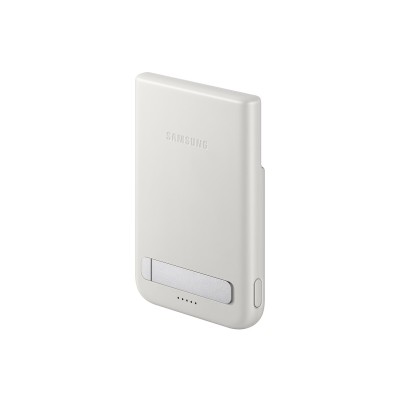 Акумулятор портативний літій-іонний Samsung Magnet Wireless Battery Pack 5000мА•год, 20Вт PD/Qi2 15Вт, сірий світлий (EB-U2500XJ
