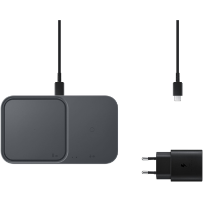 Бездротовий зарядний пристрій Samsung 15W Duo with TA (EP-P5400TBEGEU) Black