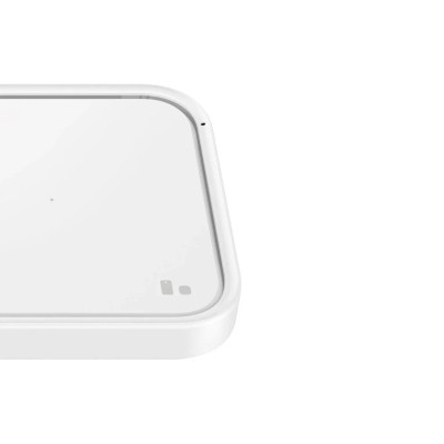 Бездротовий зарядний пристрій SAMSUNG 15W Wireless Charger Pad w/o TA EP-P2400BWEGEU / Білий