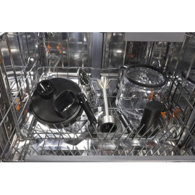 Блендер Gorenje заглибний 1500Вт, 3в1, чаша-2,2л, подрібнювач, шинковка, чорний (HBX1500VXC)