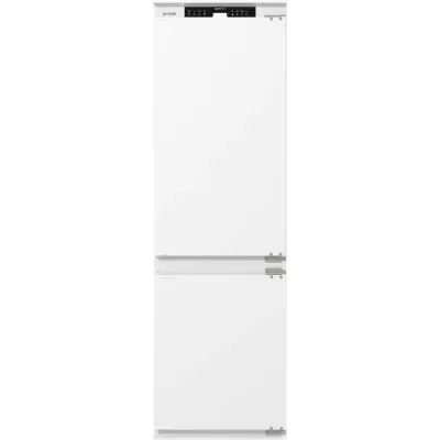 Вбуд. холодильник з мороз. камерою Gorenje, 177х55х54см, 2 двері, 176(76)л, А+, NF+, Зона св-ті, Диспл, Біли (NRKI517E41)