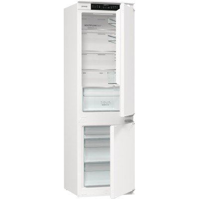 Вбуд. холодильник з мороз. камерою Gorenje, 177х55х54см, 2 двері, 176(76)л, А+, NF+, Зона св-ті, Диспл, Біли (NRKI517E41)