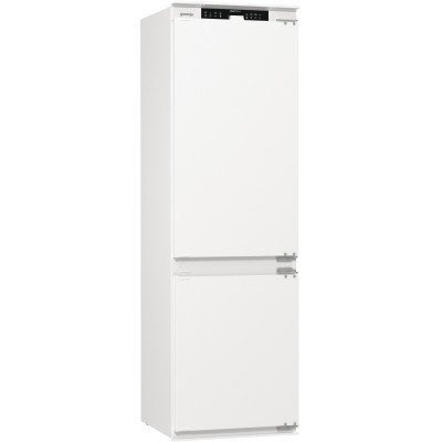 Вбуд. холодильник з мороз. камерою Gorenje, 177х55х54см, 2 двері, 176(76)л, А+, NF+, Зона св-ті, Диспл, Біли (NRKI517E41)