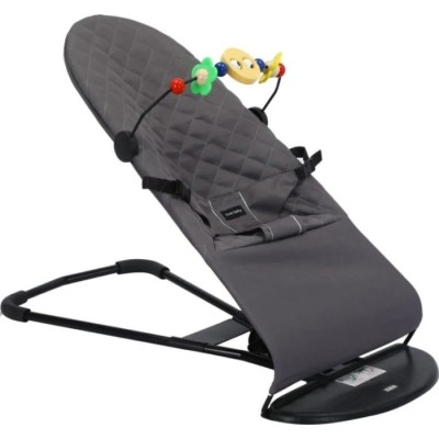 Дитячий шезлонг Kidilo Shaking chair DKL-601 Dark Grey