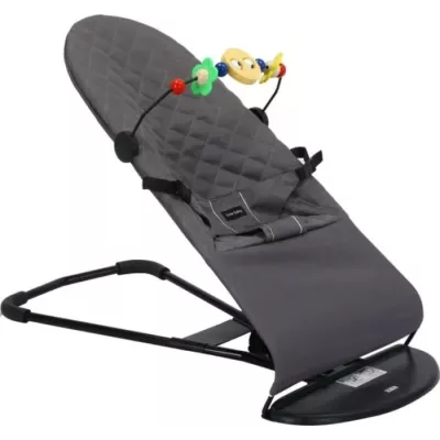 Дитячий шезлонг Kidilo Shaking chair DKL-601 Dark Grey