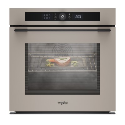 Духова шафа Whirlpool електрична, 73л, A+, дисплей, конвекція, піроліз, телескопічні напрямні, бежевий (WOI5S8PM2SEA)
