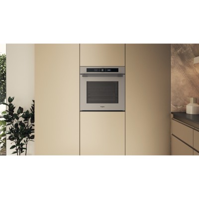 Духова шафа Whirlpool електрична, 73л, A+, дисплей, конвекція, піроліз, телескопічні напрямні, бежевий (WOI5S8PM2SEA)