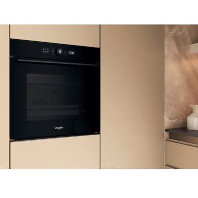 Духова шафа Whirlpool електрична, 73л, A+, дисплей, конвекція, піроліз, телескопічні напрямні, чорний (WOI5S8PPM1SBA)