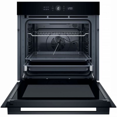 Духова шафа Whirlpool електрична, 73л, A+, дисплей, конвекція, піроліз, телескопічні напрямні, чорний (WOI5S8PPM1SBA)