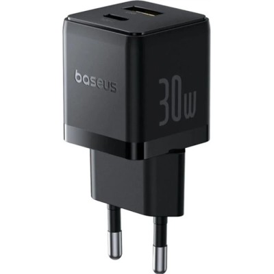 Зарядний пристрій Baseus C+U 30W (P1011160A113-00)чорний