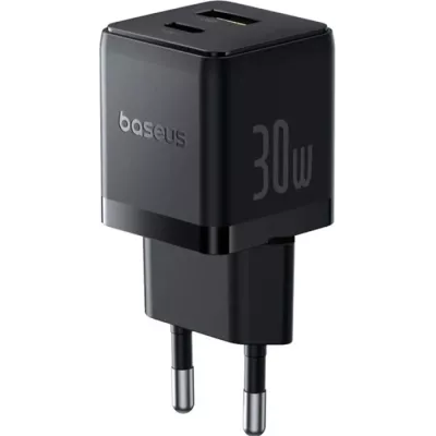 Зарядний пристрій Baseus C+U 30W (P1011160A113-00)чорний