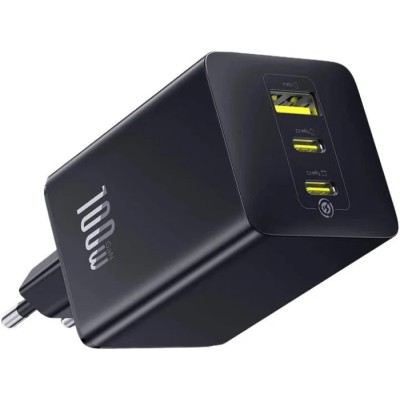 Зарядний Пристрій Baseus EnerFill FE11 Fast Charger 2Type-C+USB 100W (P10182102123-00) Cosmic Black