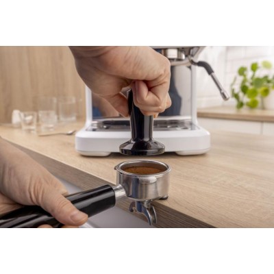 Кавоварка Gorenje ріжкова 2.5л, кавомолка 0,25л, капучинатор, кнопочне керування, білий (GSACM20W)