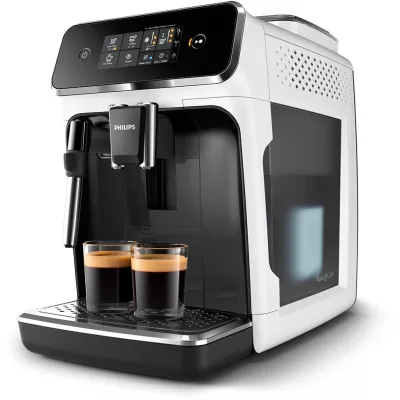 Кавомашина Philips Series 2300, 1.8л, зерно+мелена, дисплей, авторецептів -2, білий (EP2223/40)