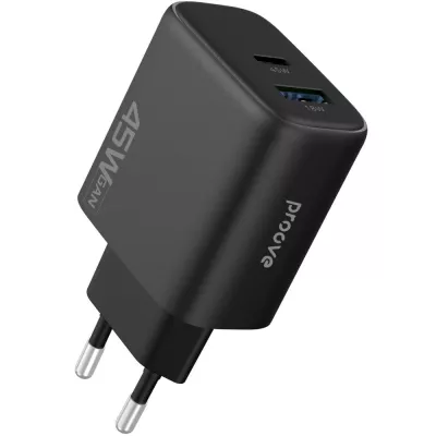 МЗП Proove Silicone Power 2 45W (Type-C+USB) black