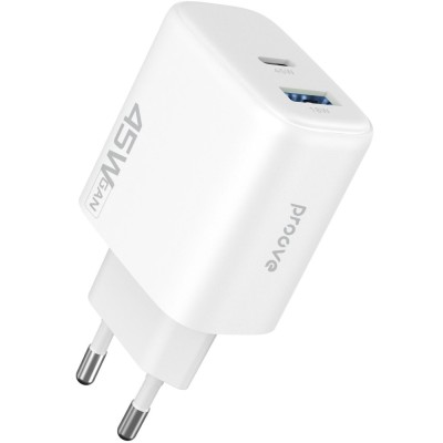 МЗП Proove Silicone Power 2 45W (Type-C+USB) white