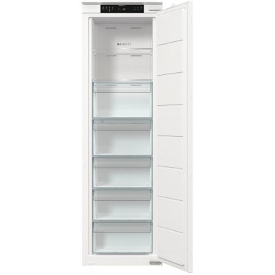 Морозильна камера Gorenje вбудована, 177x54х55, 235л, А+, NF, диспл, білий (FNCI517E41WF)
