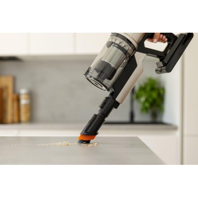 Пилосос Gorenje бездротовий, 125Вт, конт пил -0.6л, автон. робота до 60хв, HEPA, підсвічування, індикатор, турбощітка, матове зо