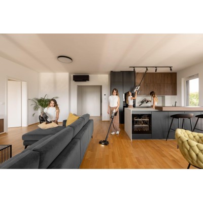 Пилосос Gorenje бездротовий, 125Вт, конт пил -0.6л, автон. робота до 60хв, HEPA, підсвічування, індикатор, турбощітка, матове зо