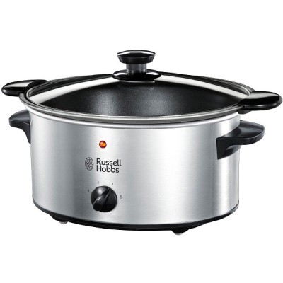 Повільноварка Russell Hobbs Cook&Home, 160Вт, чаша-3.5л, механічне керув., метал/пластик, чорний (22740-56)